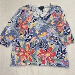 FDJ French Dressing Jeans Light Sweater – Floral Print (XL)